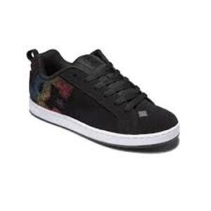 DC Shoes Women’s Court Graffik Black Skate Sneakers Size 6.5. GUC rare print